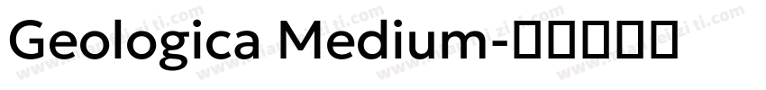 Geologica Medium字体转换